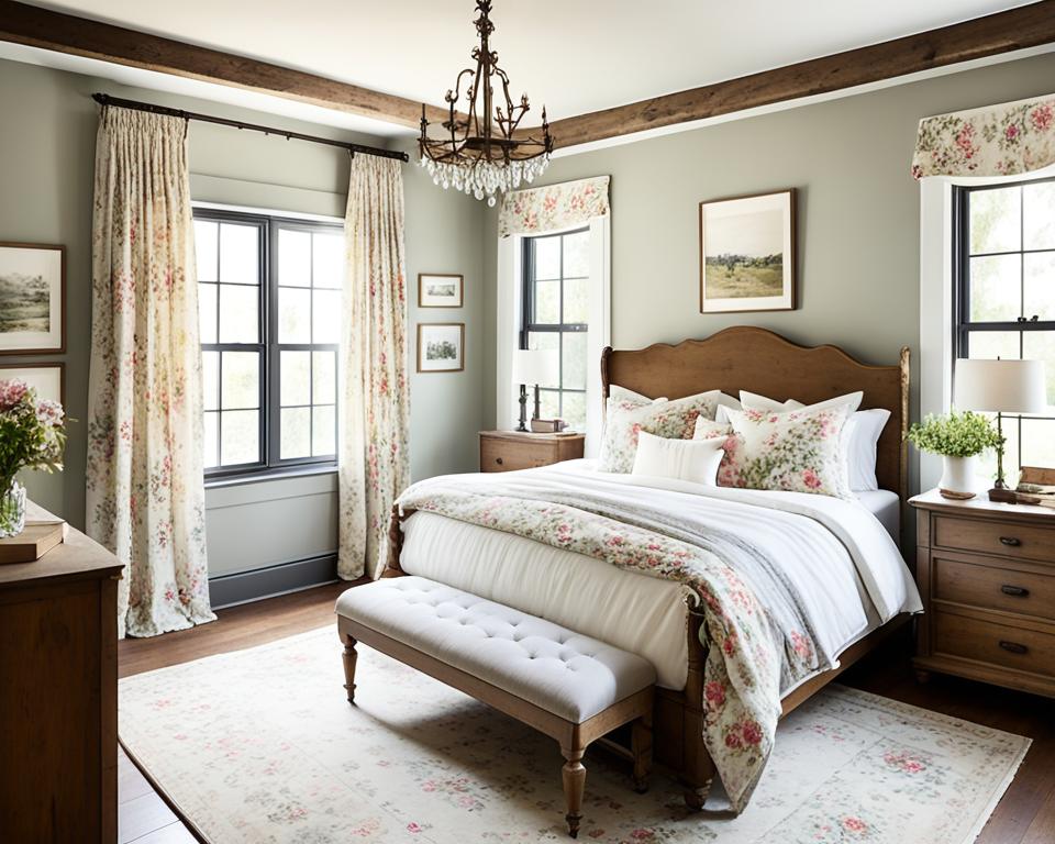 Cozy Modern English Country Cottage Bedroom Ideas