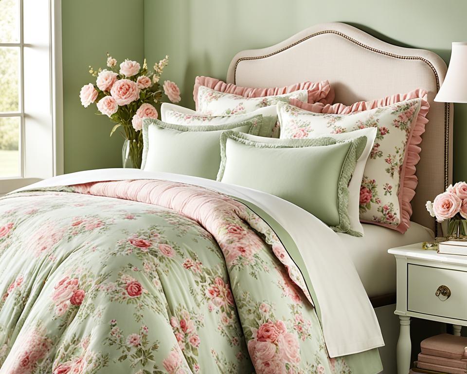 floral bedroom accents