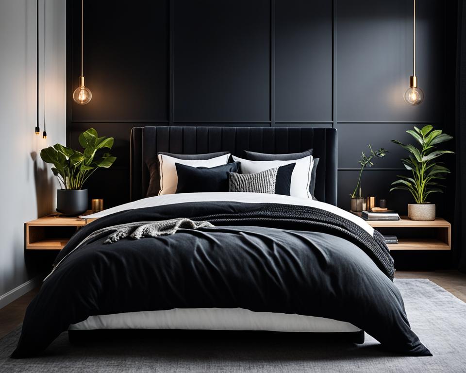 moody bedroom style