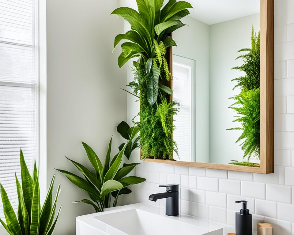 wall-mounted plants