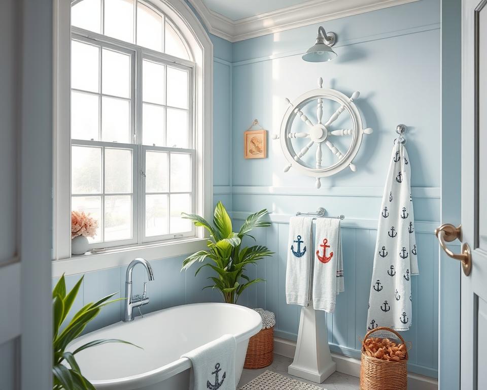 Nautical bathroom decor