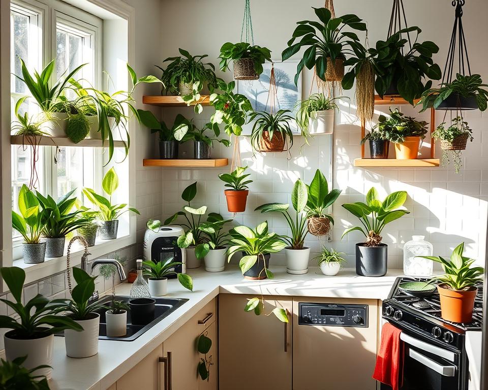 air purifying plants for kitchen