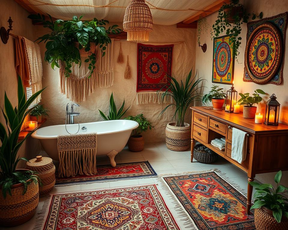 boho bathroom decor