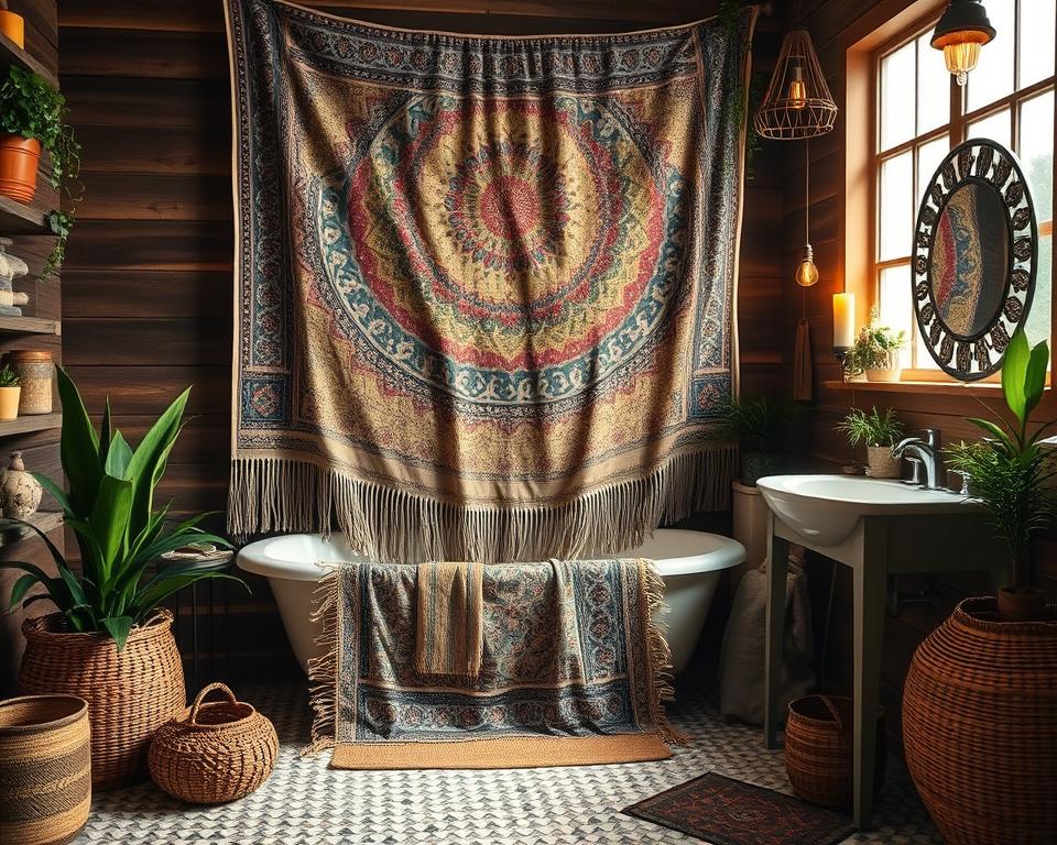 boho bathroom tapestry