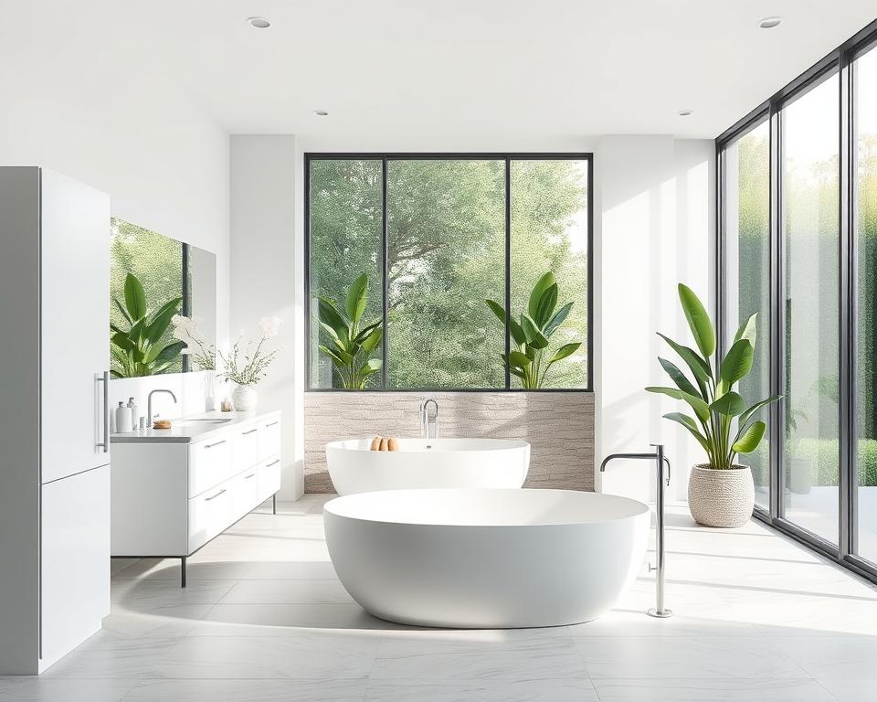 contemporary minimalist bathroom