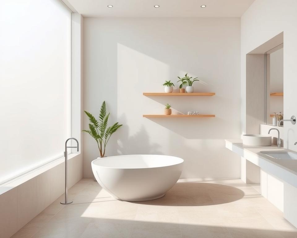 minimalist bathroom style