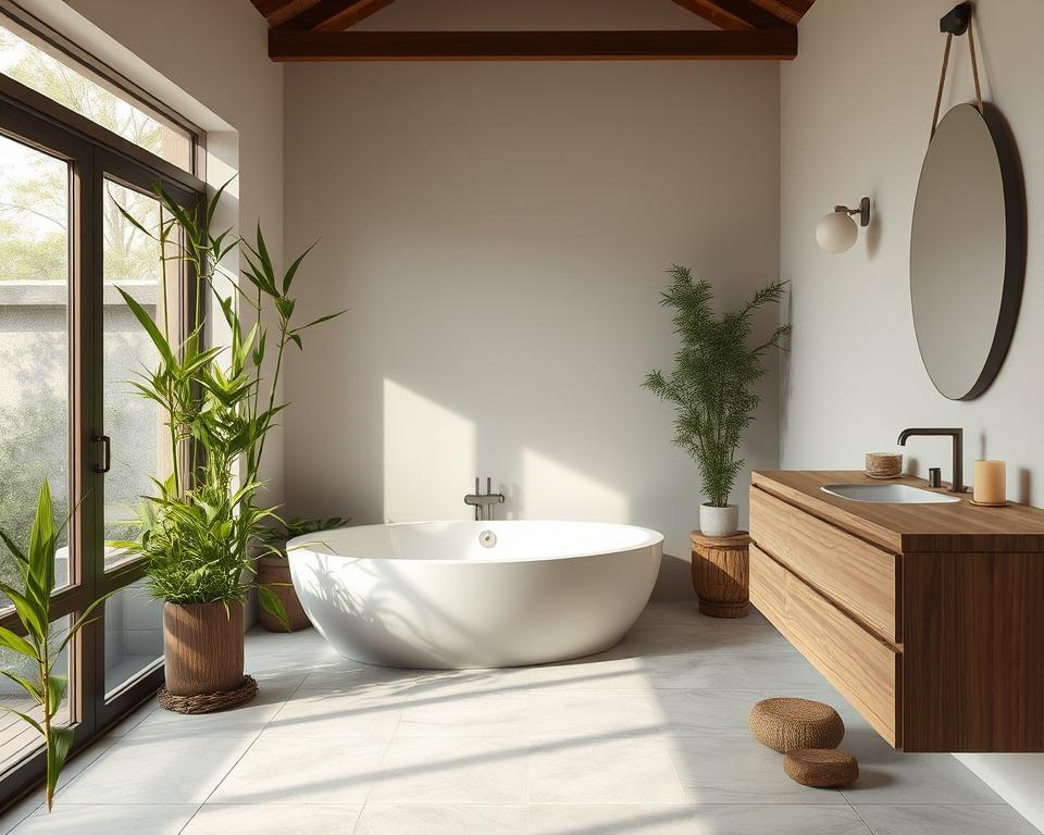 minimalist zen bathroom