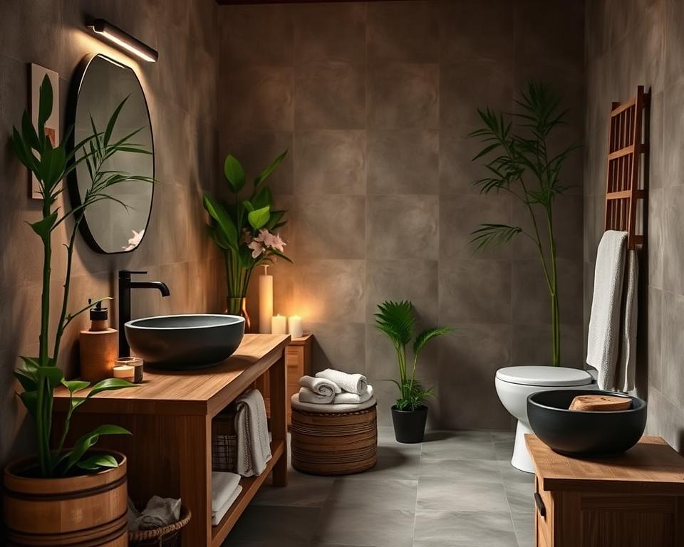 organic bathroom materials