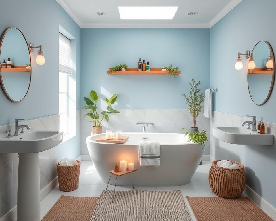 spa-inspired bathroom decor