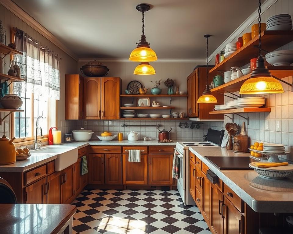 vintage kitchen lighting