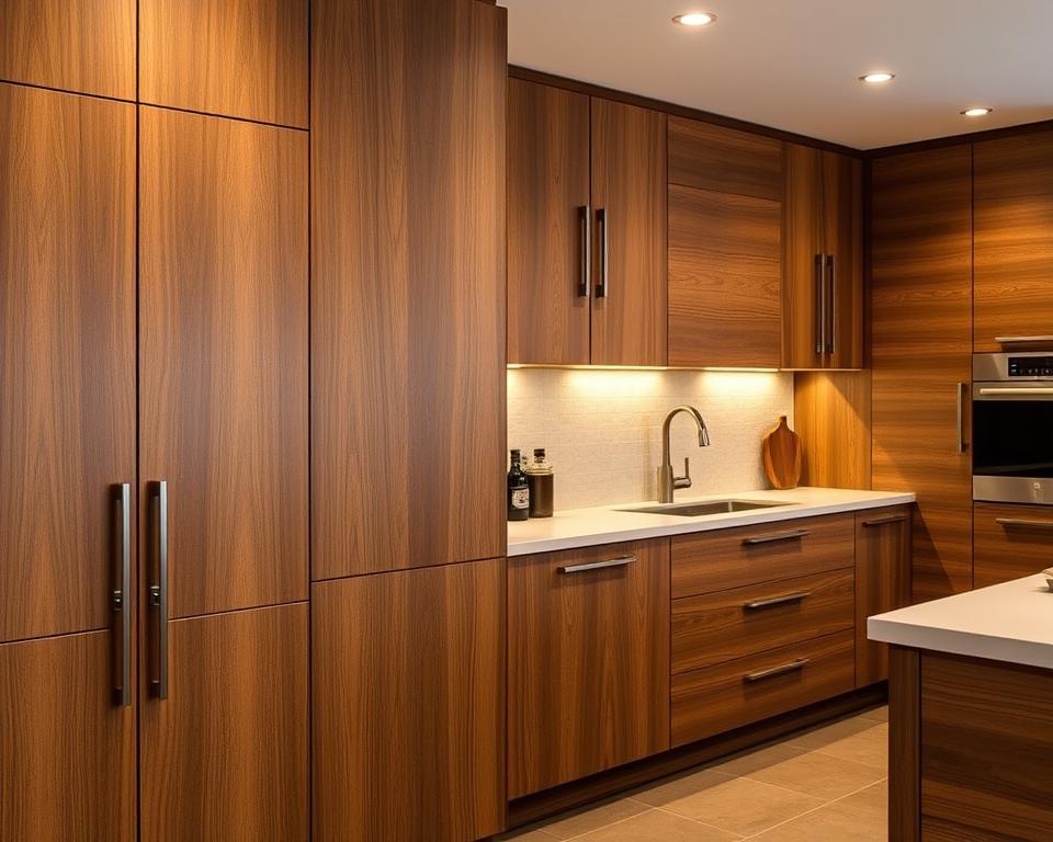 wood kitchen cabinets