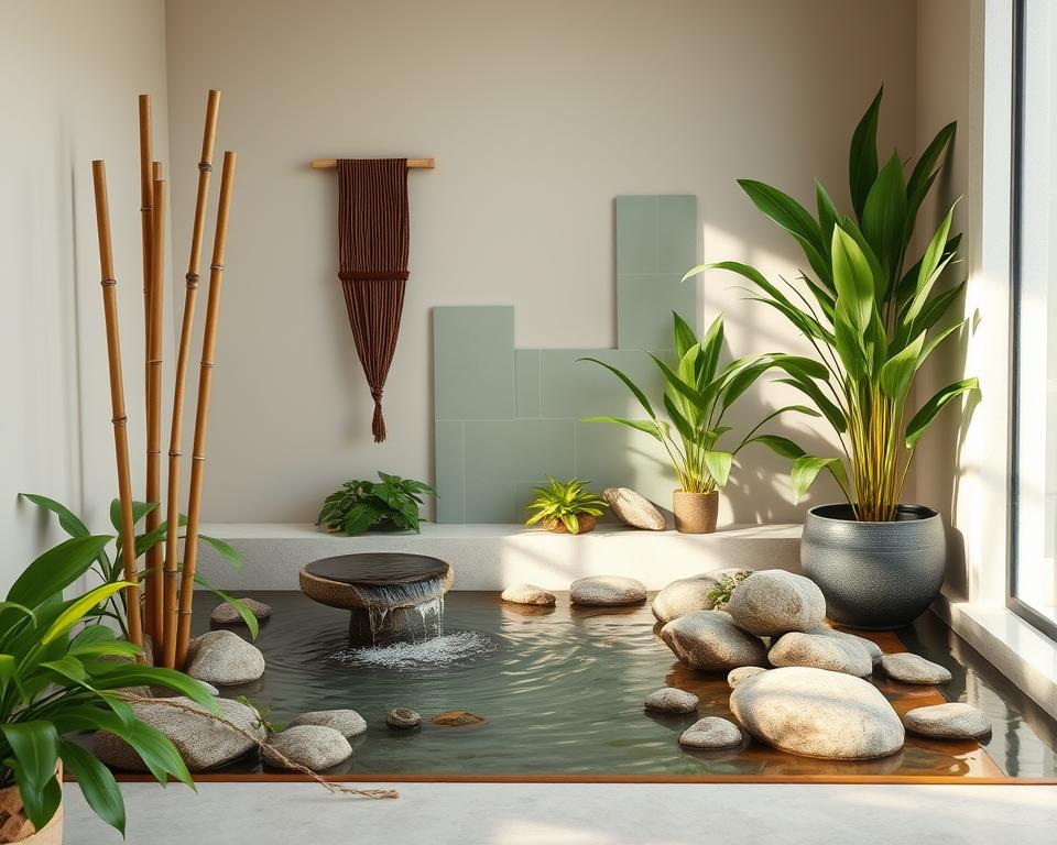 zen bathroom water features