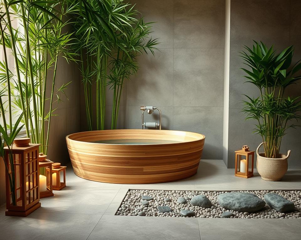 zen-inspired bathroom decor