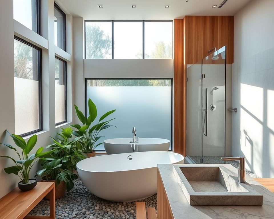 Zen Modern Bathroom Decor: Tranquil & Stylish Spaces